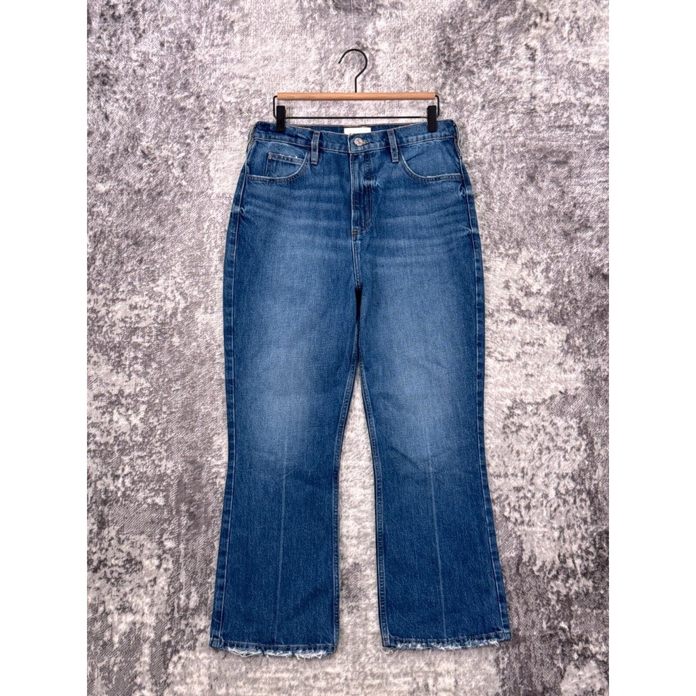 FRAME Jeans 29 Womens Le High N Tight Crop Mini Boot Denim